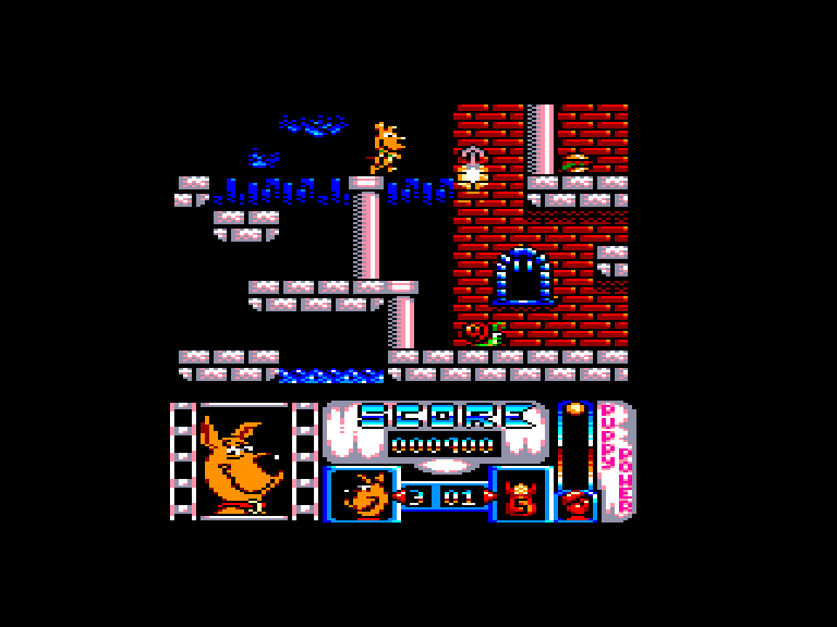 screenshot of the Amstrad CPC game Scooby Doo and Scrappy Doo by GameBase CPC