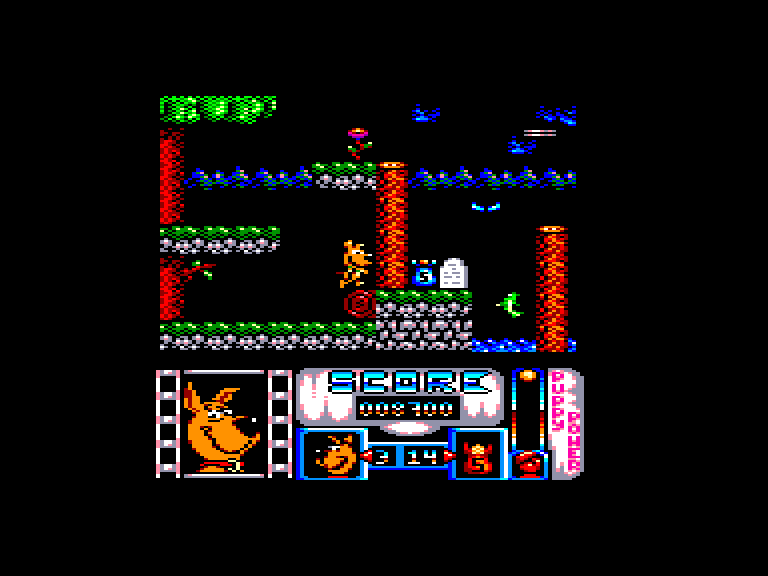 screenshot of the Amstrad CPC game Scooby Doo and Scrappy Doo by GameBase CPC