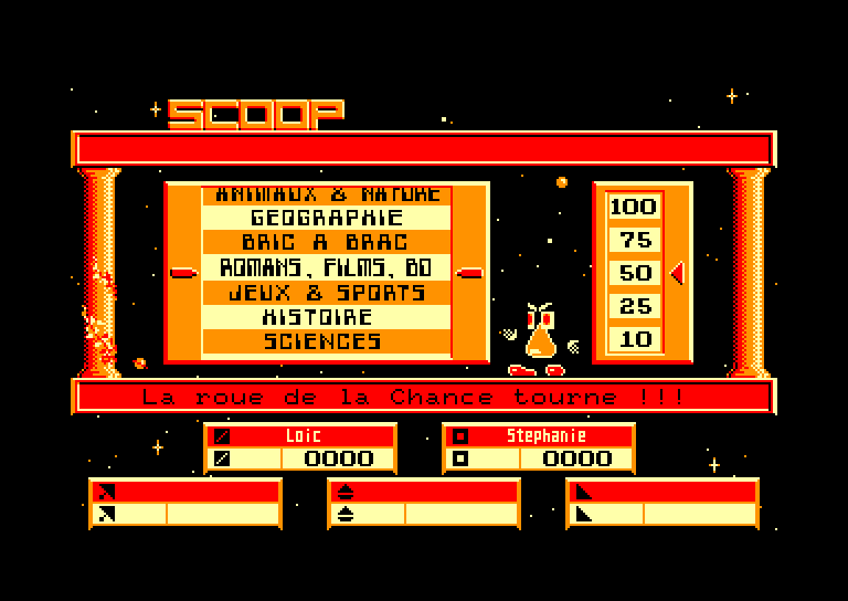 screenshot of the Amstrad CPC game Scoop - Junior by GameBase CPC