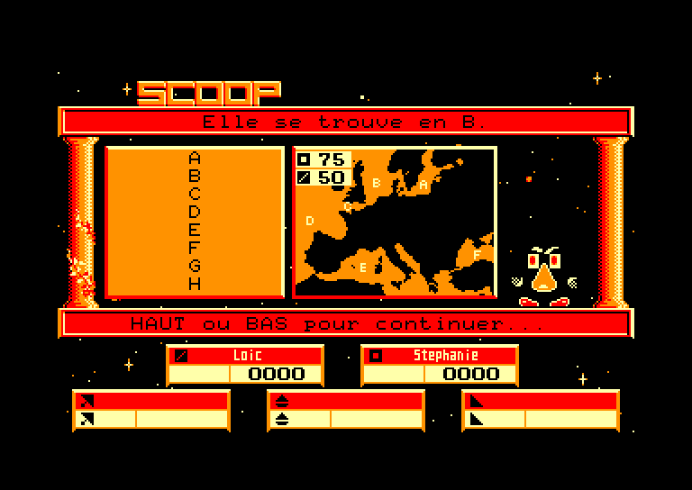 screenshot of the Amstrad CPC game Scoop - Junior by GameBase CPC