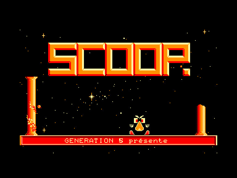 screenshot of the Amstrad CPC game Scoop - Senior by GameBase CPC