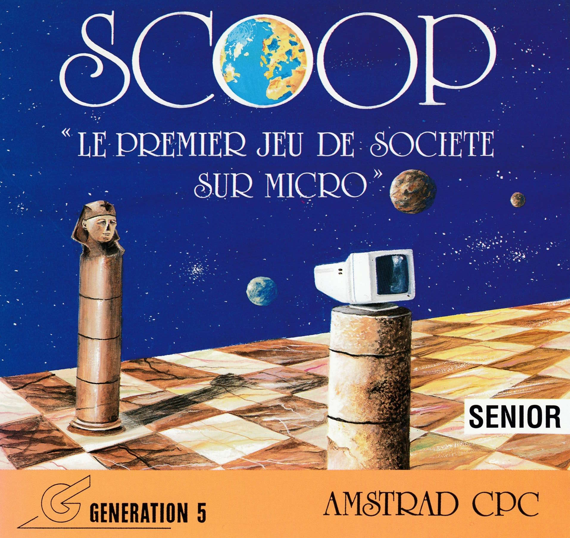 cover of the Amstrad CPC game Scoop - Senior  by GameBase CPC