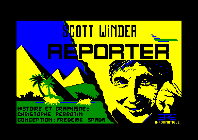 screenshot of the Amstrad CPC game Scott Winder Reporter by GameBase CPC