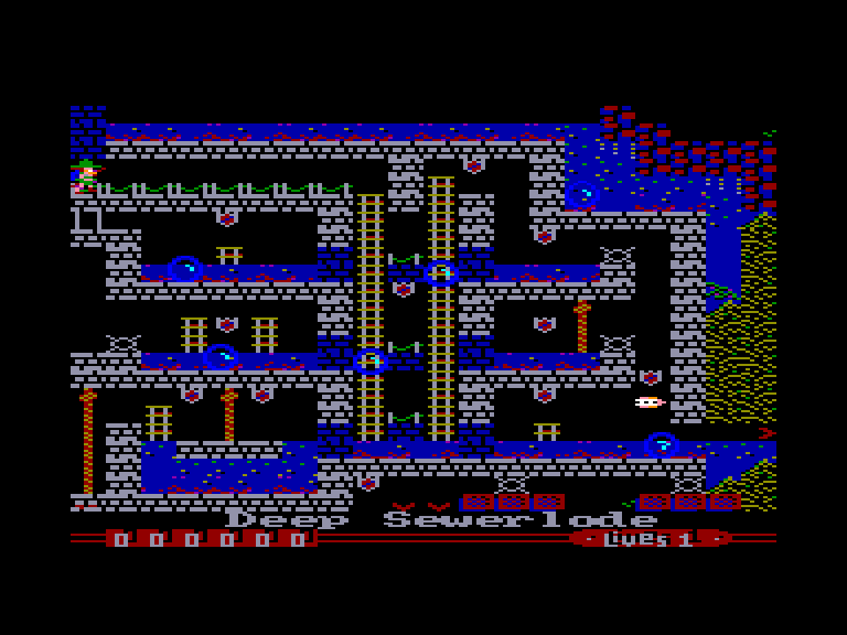 screenshot of the Amstrad CPC game Scout Steps Out (the) by GameBase CPC