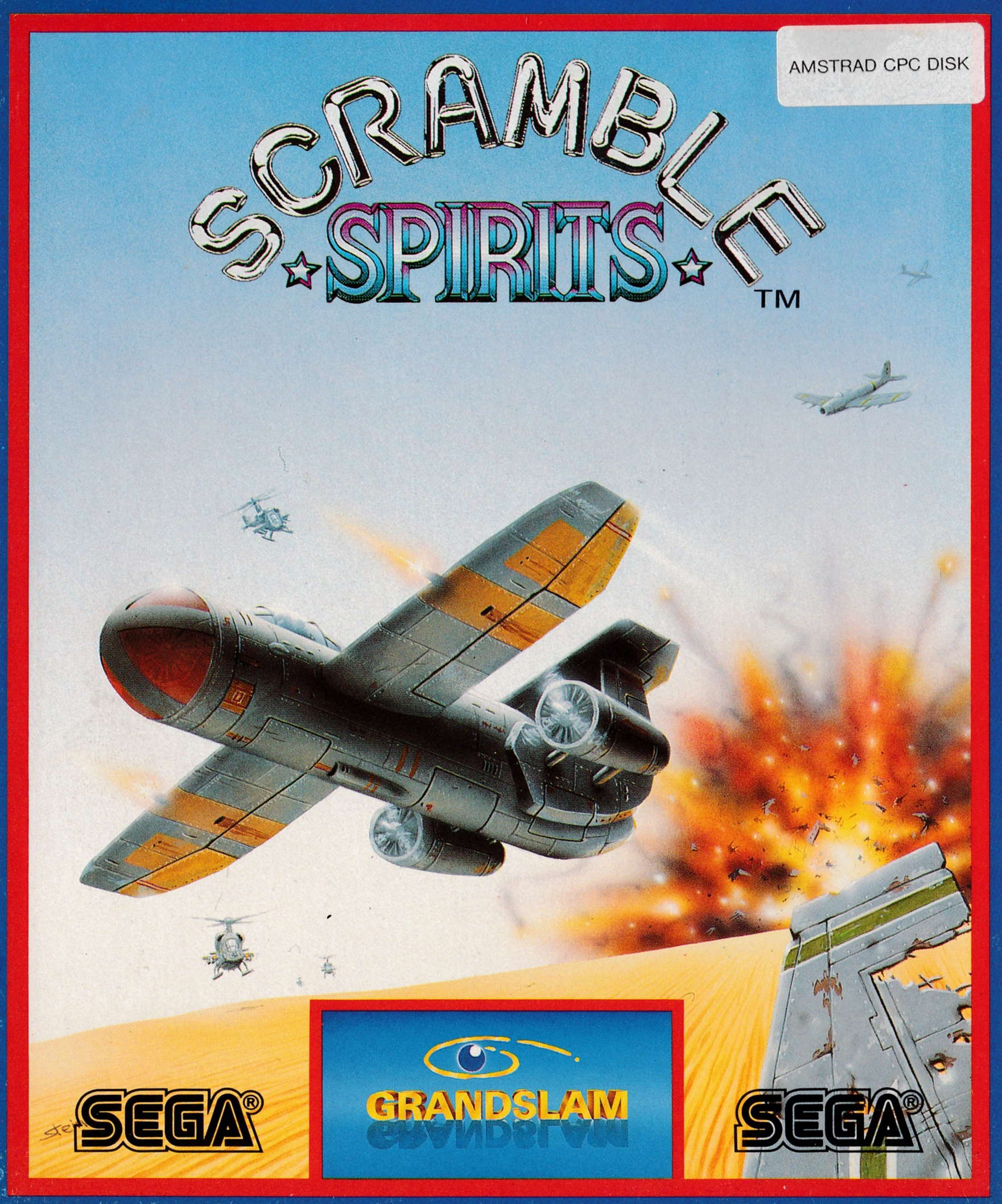 cover of the Amstrad CPC game Scramble Spirits  by GameBase CPC