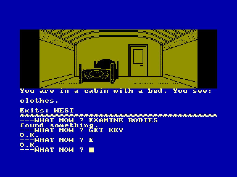 screenshot of the Amstrad CPC game Seas of blood by GameBase CPC