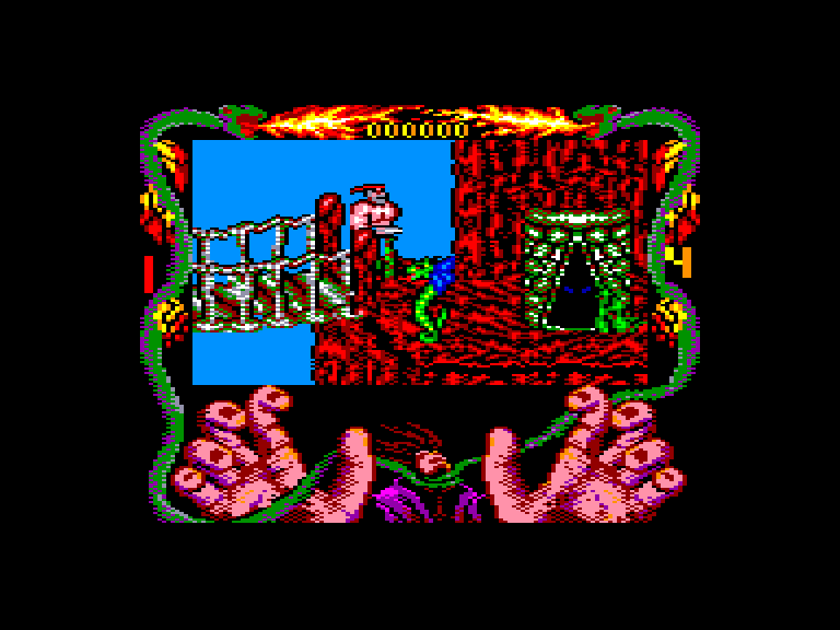 screenshot of the Amstrad CPC game Senda salvaje by GameBase CPC