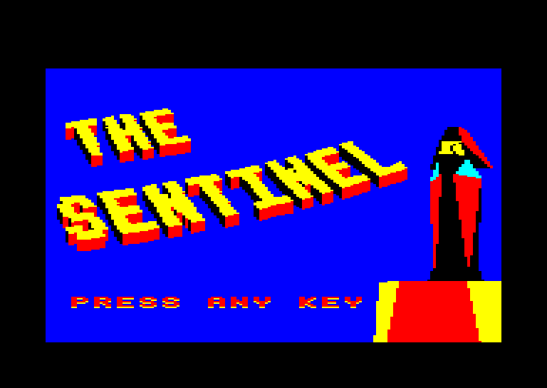 screenshot of the Amstrad CPC game Sentinel (the) by GameBase CPC