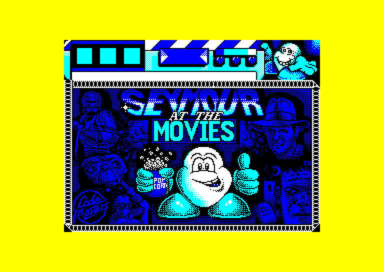 screenshot of the Amstrad CPC game Seymour goes to Hollywood by GameBase CPC