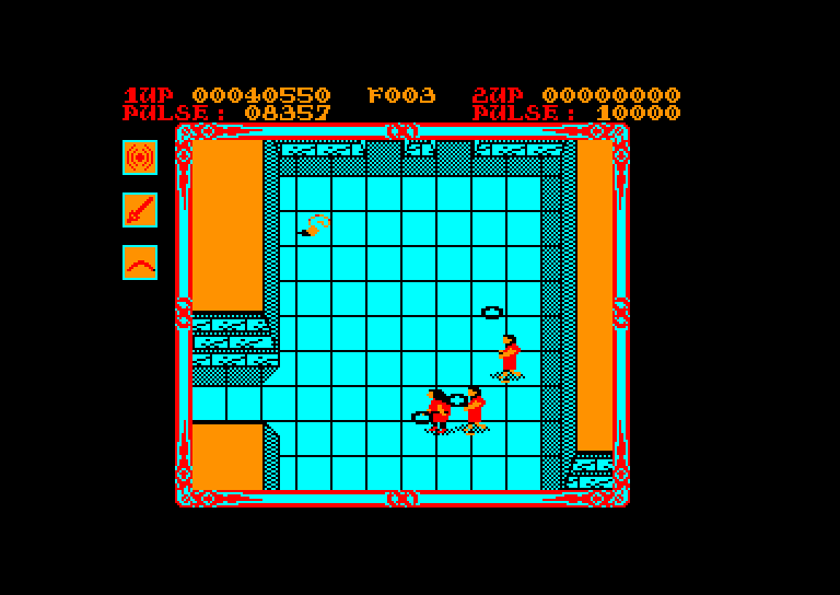 screenshot of the Amstrad CPC game Shackled by GameBase CPC