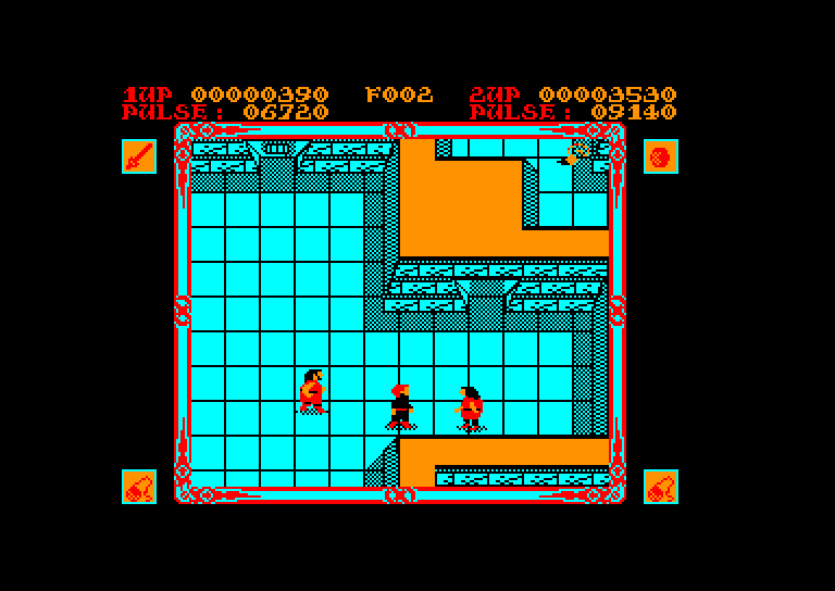 screenshot of the Amstrad CPC game Shackled by GameBase CPC