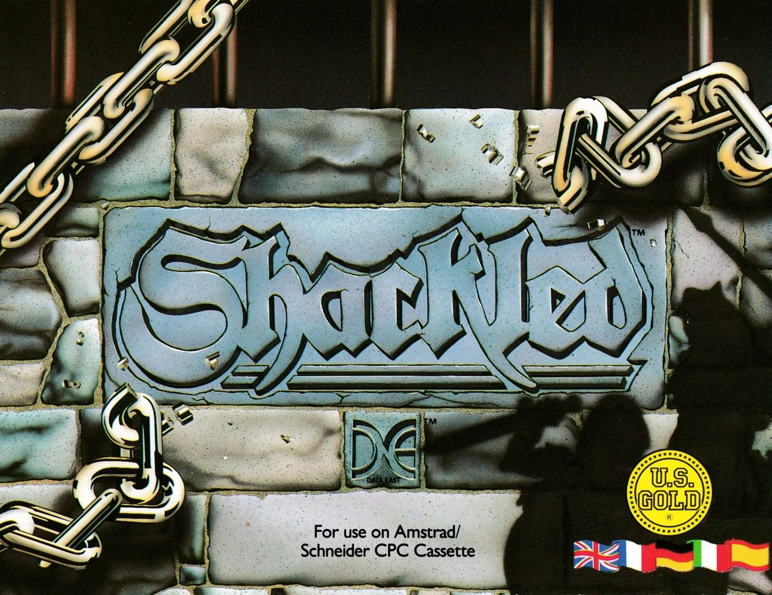 cover of the Amstrad CPC game Shackled  by GameBase CPC