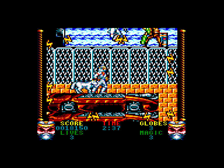 screenshot of the Amstrad CPC game Shadow Dancer by GameBase CPC