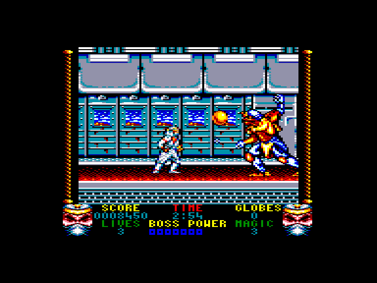 screenshot of the Amstrad CPC game Shadow Dancer by GameBase CPC