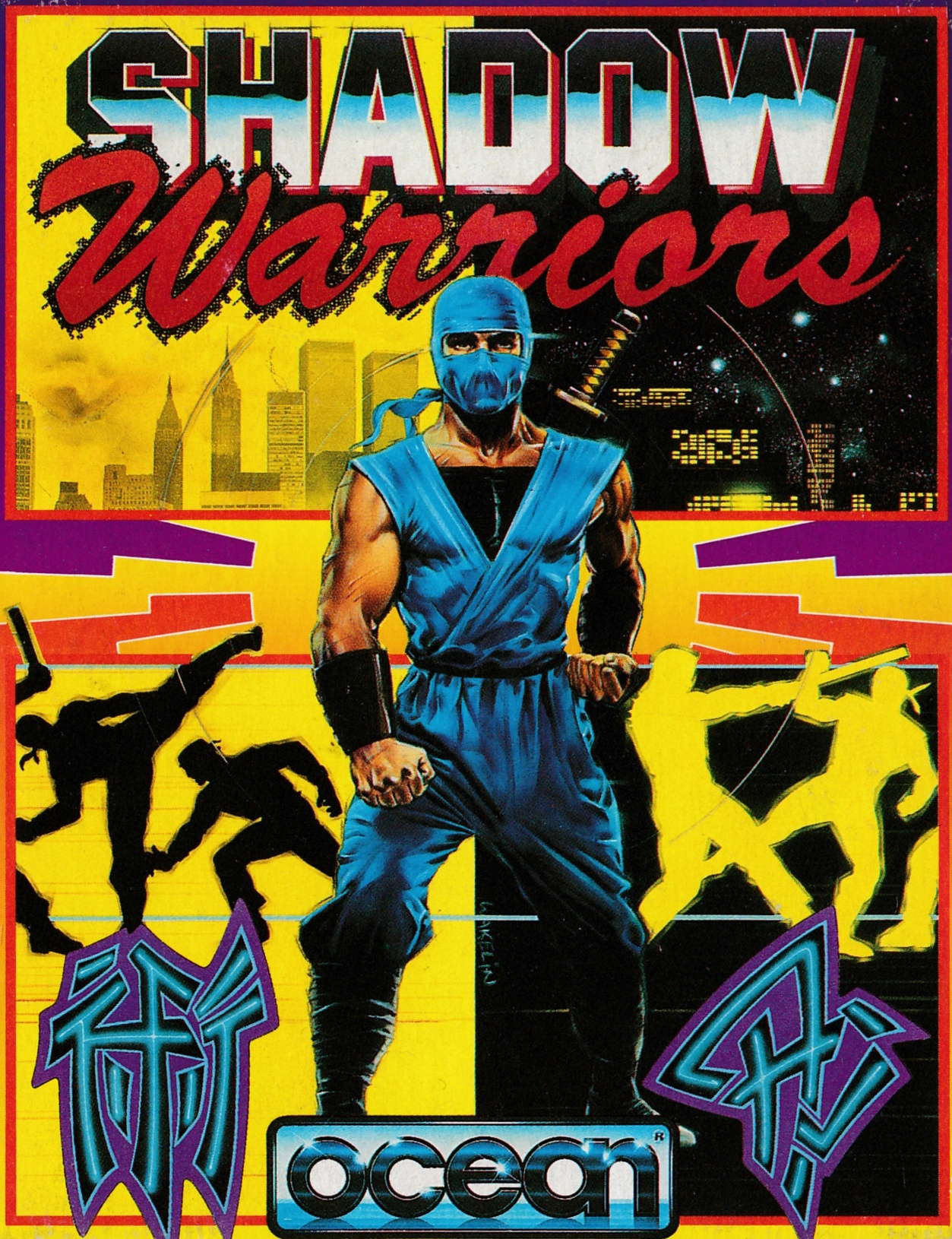 cover of the Amstrad CPC game Shadow Warriors  by GameBase CPC