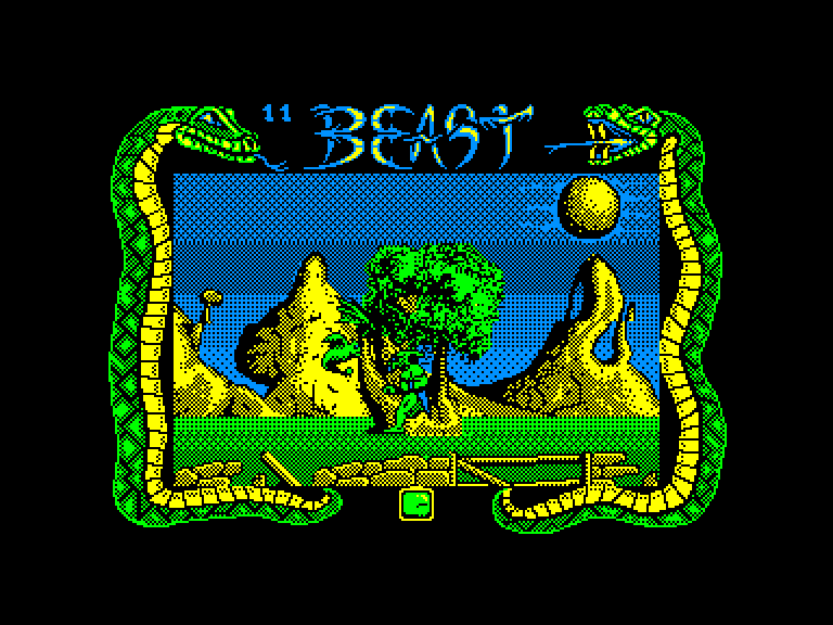 screenshot of the Amstrad CPC game Shadow of the Beast by GameBase CPC