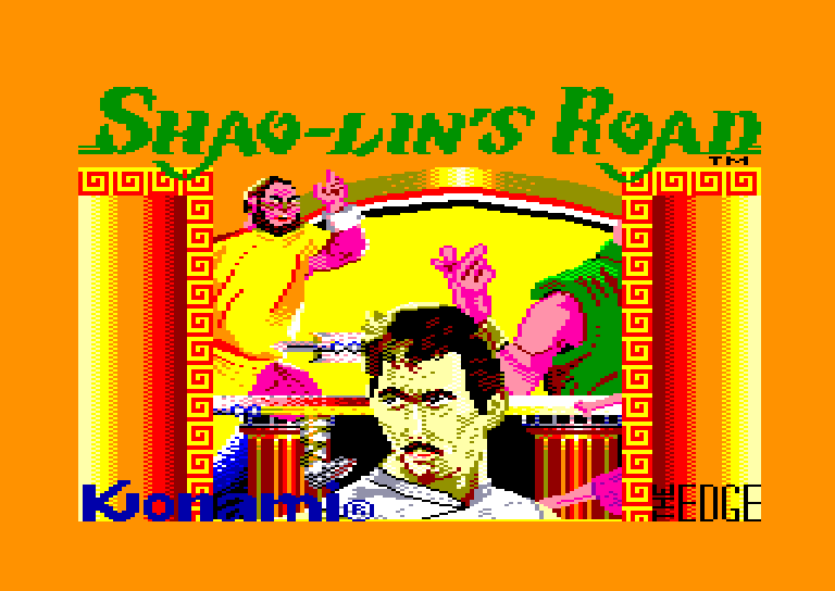 screenshot of the Amstrad CPC game Shao Lin's Road by GameBase CPC