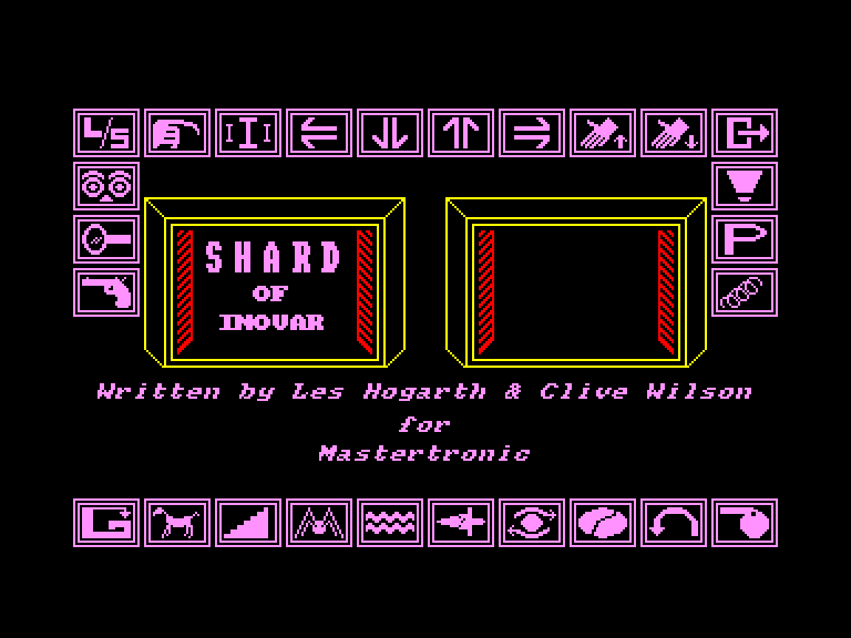 screenshot of the Amstrad CPC game Shard of inovar by GameBase CPC