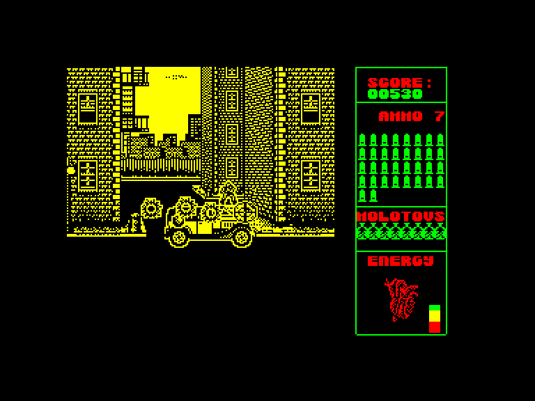 screenshot of the Amstrad CPC game Sharkey's moll by GameBase CPC