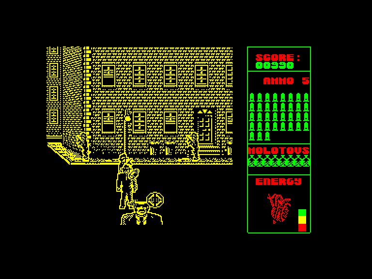screenshot of the Amstrad CPC game Sharkey's moll by GameBase CPC