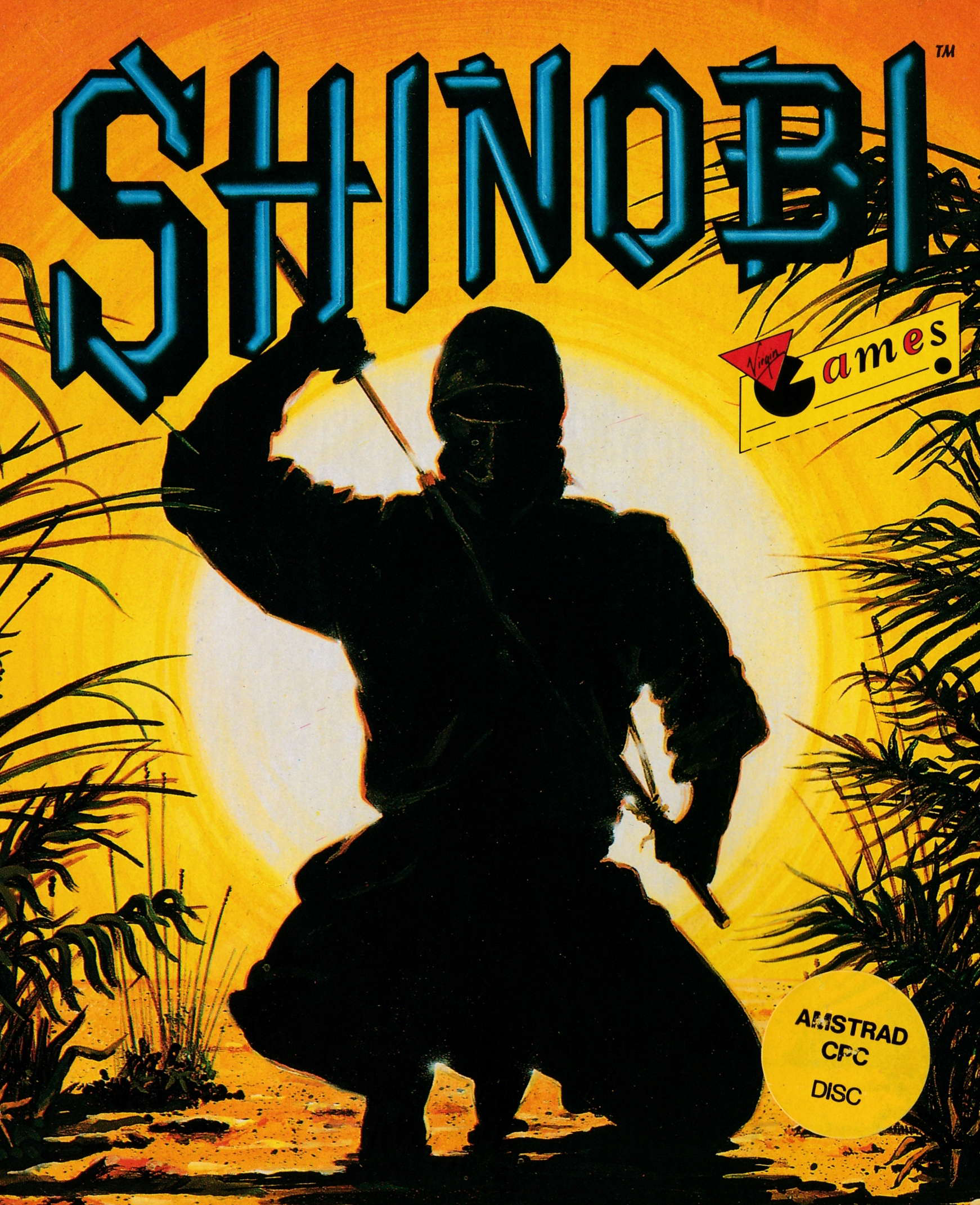 cover of the Amstrad CPC game Shinobi  by GameBase CPC
