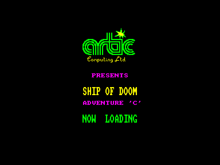 screenshot of the Amstrad CPC game Ship of Doom by GameBase CPC