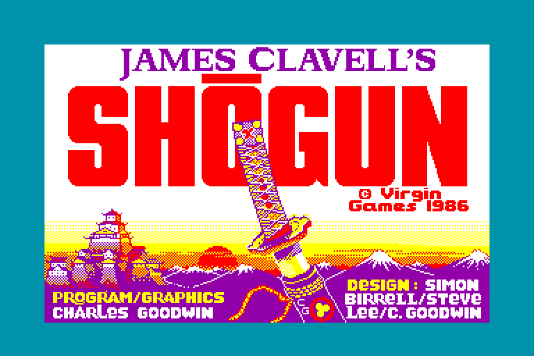 screenshot of the Amstrad CPC game Shogun by GameBase CPC