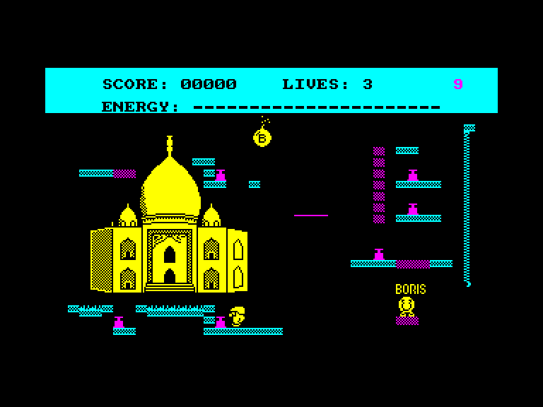 screenshot of the Amstrad CPC game Short's fuse by GameBase CPC