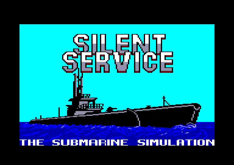 screenshot of the Amstrad CPC game Silent service by GameBase CPC