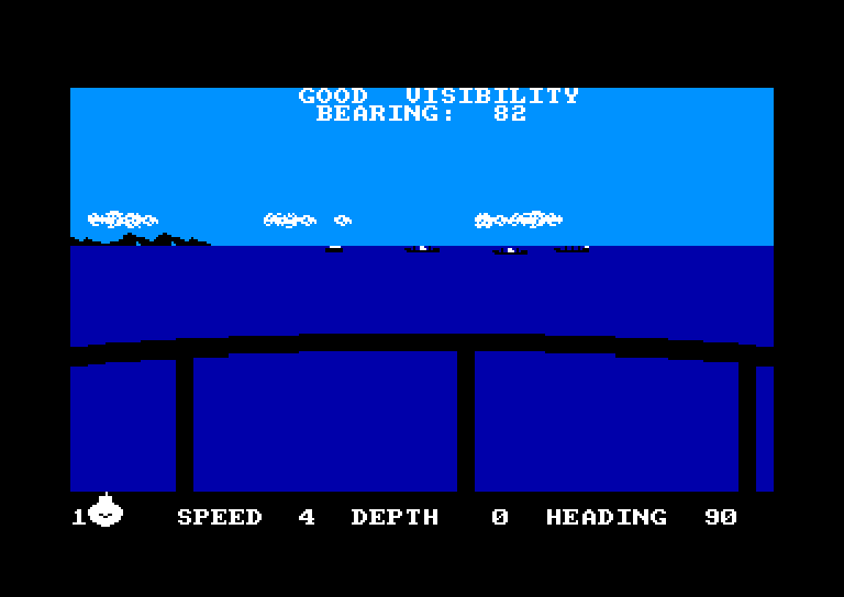 screenshot of the Amstrad CPC game Silent service by GameBase CPC