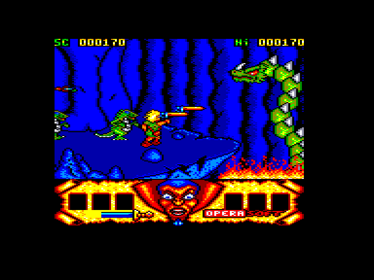 screenshot of the Amstrad CPC game Sirwood by GameBase CPC