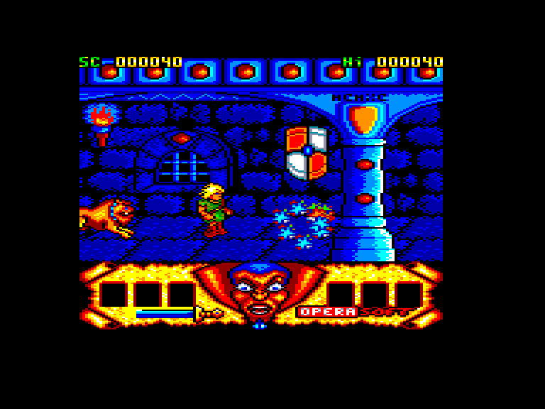 screenshot of the Amstrad CPC game Sirwood by GameBase CPC