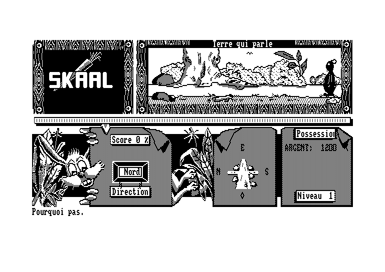 screenshot of the Amstrad CPC game Skaal by GameBase CPC