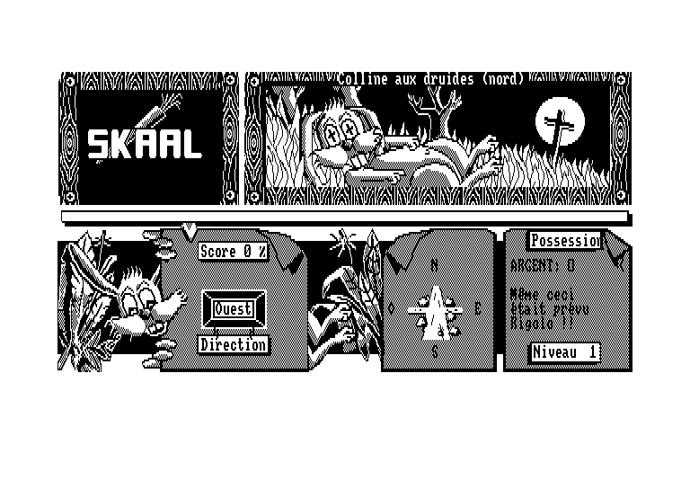 screenshot of the Amstrad CPC game Skaal by GameBase CPC