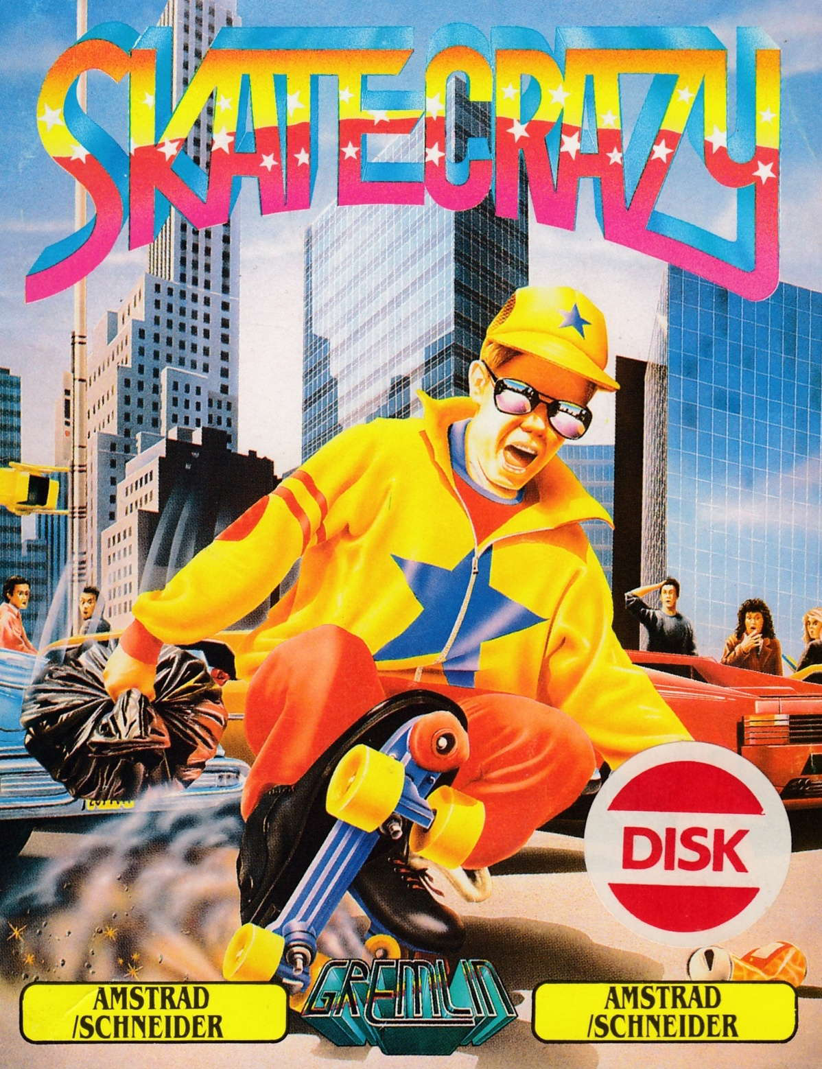 cover of the Amstrad CPC game Skate Crazy  by GameBase CPC