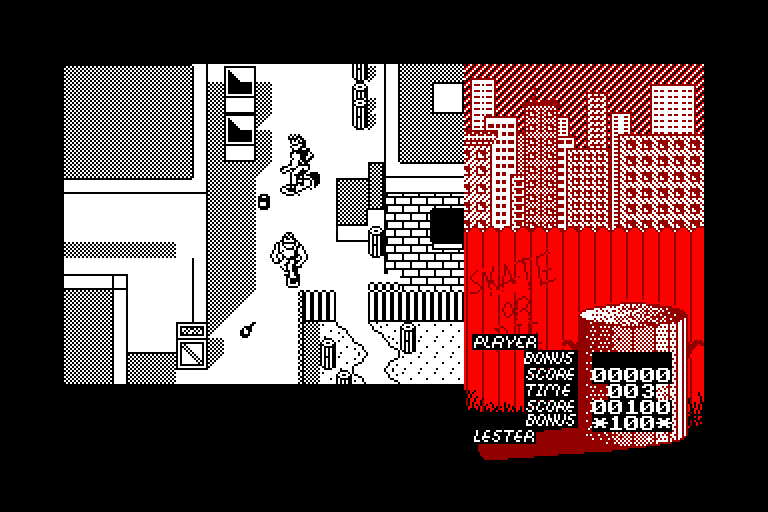 screenshot of the Amstrad CPC game Skate or die by GameBase CPC