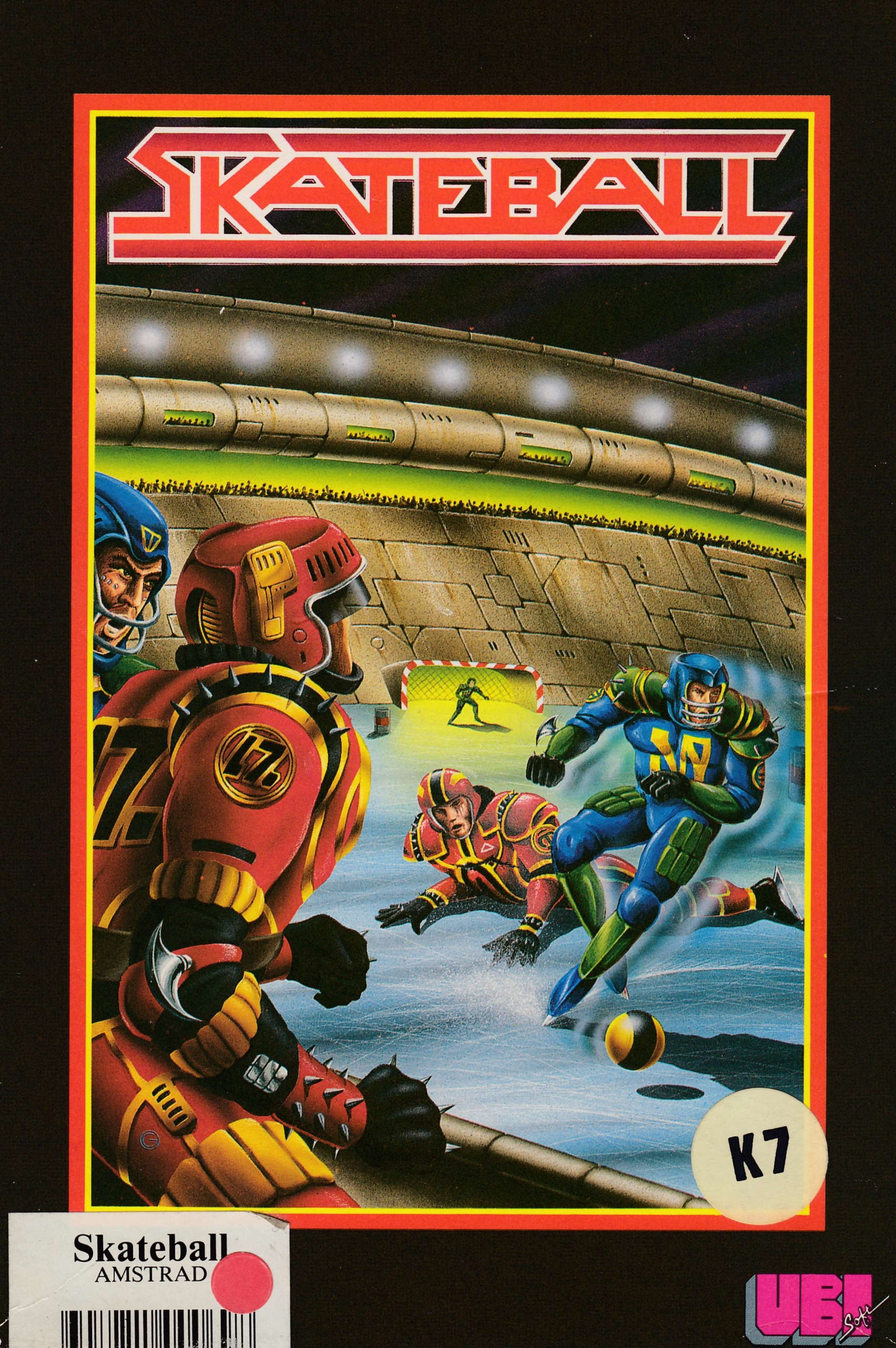 screenshot of the Amstrad CPC game Skate Ball by GameBase CPC