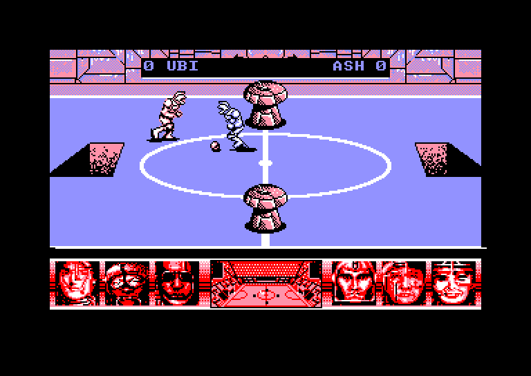 screenshot of the Amstrad CPC game Skate Ball by GameBase CPC