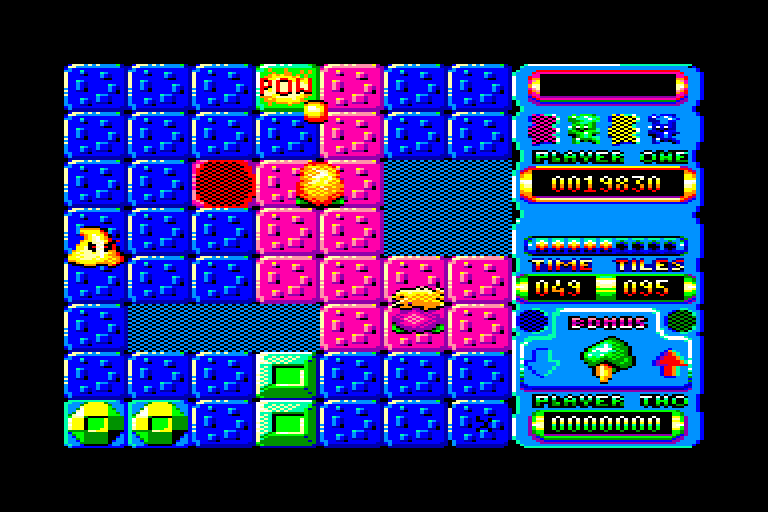 screenshot of the Amstrad CPC game Skweek by GameBase CPC