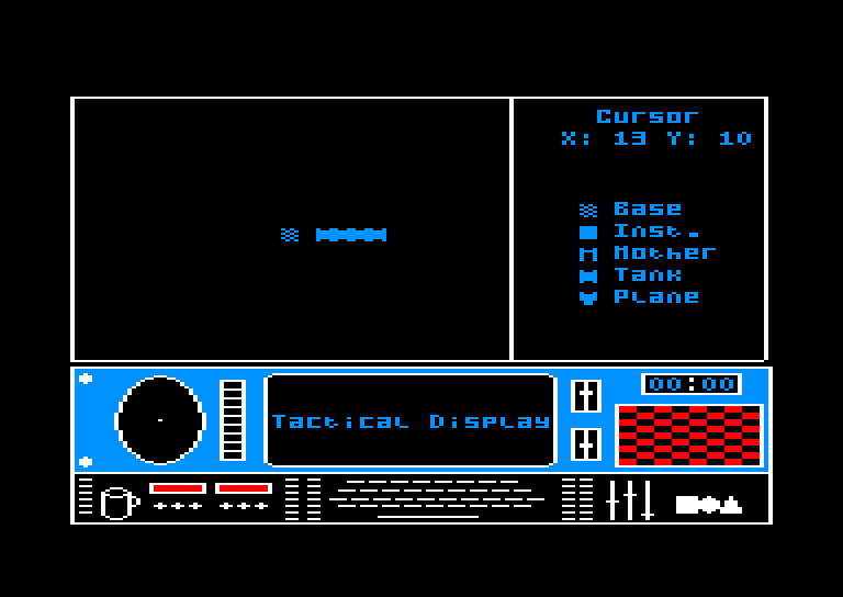 screenshot of the Amstrad CPC game Skyfox by GameBase CPC