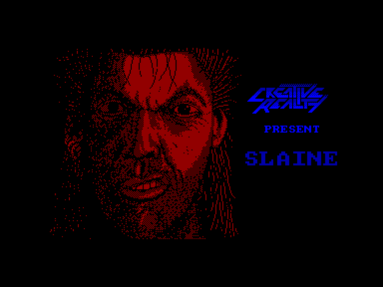 screenshot of the Amstrad CPC game Slaine by GameBase CPC