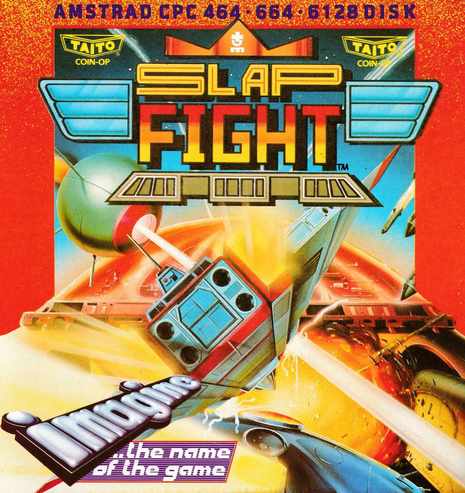 cover of the Amstrad CPC game Slap Fight  by GameBase CPC