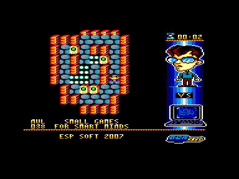 screenshot of the Amstrad CPC game Small games for smart minds by GameBase CPC