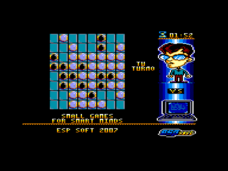 screenshot of the Amstrad CPC game Small games for smart minds by GameBase CPC