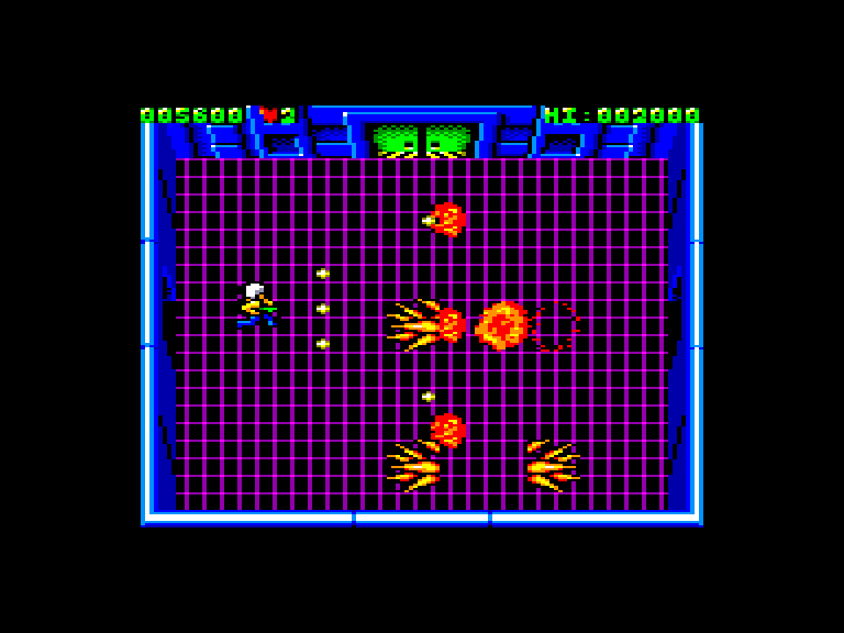 screenshot of the Amstrad CPC game Smash TV by GameBase CPC