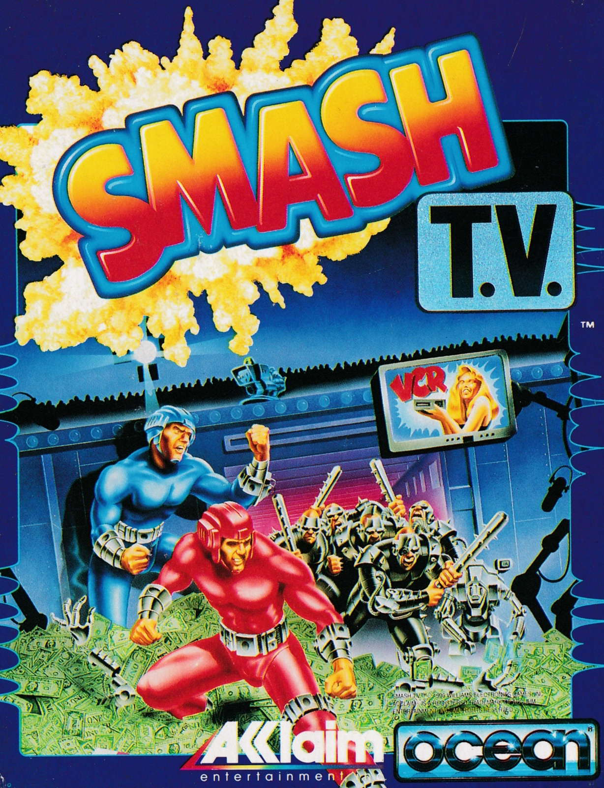 cover of the Amstrad CPC game Smash TV  by GameBase CPC