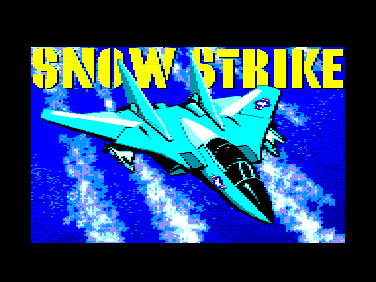 screenshot of the Amstrad CPC game Snow Strike by GameBase CPC