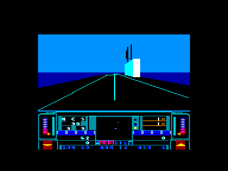 screenshot of the Amstrad CPC game Snow Strike by GameBase CPC