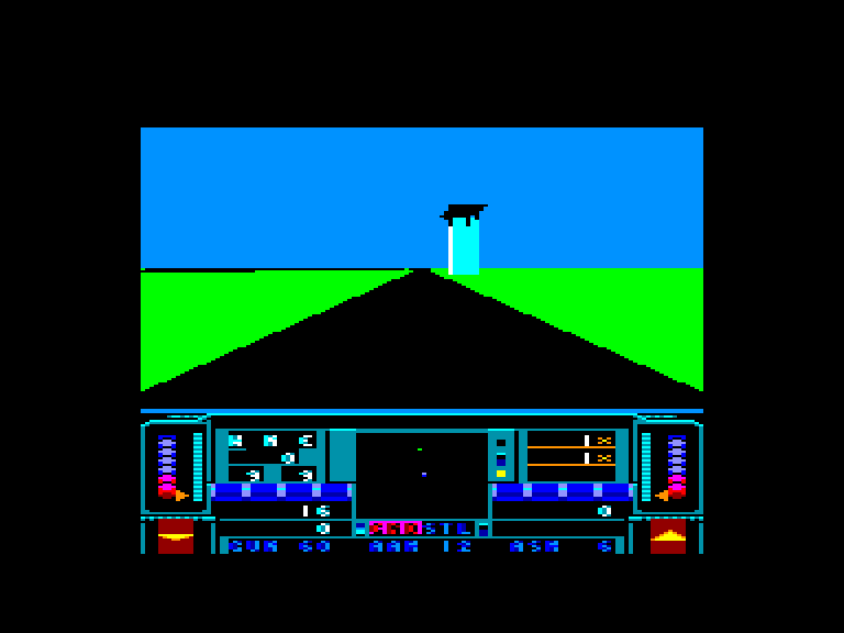 screenshot of the Amstrad CPC game Snow Strike by GameBase CPC