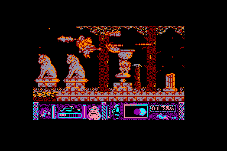 screenshot of the Amstrad CPC game Sol Negro by GameBase CPC